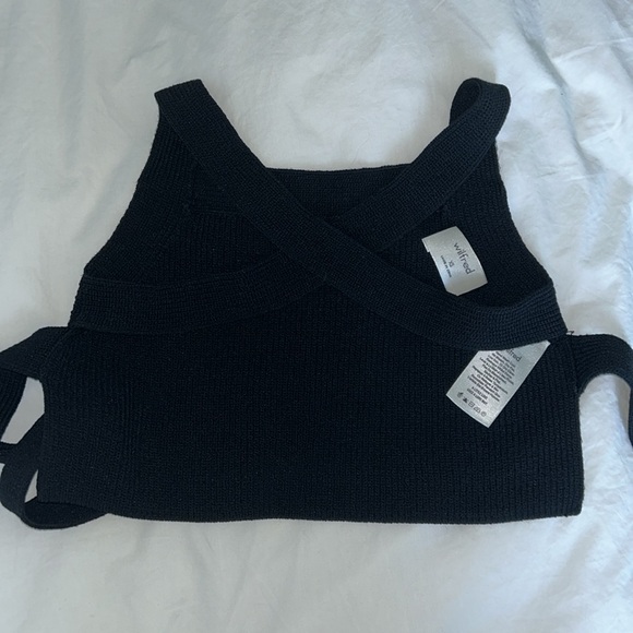 Aritzia Wilfred Knit Tie Back Top - Picture 6 of 6